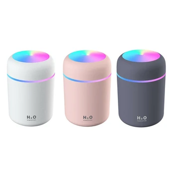 

Air Humidifier Aromatherapy For Car Home USB Ultrasonic Diffuser Essential Oil Nebulisation Mist Maker With LED Light