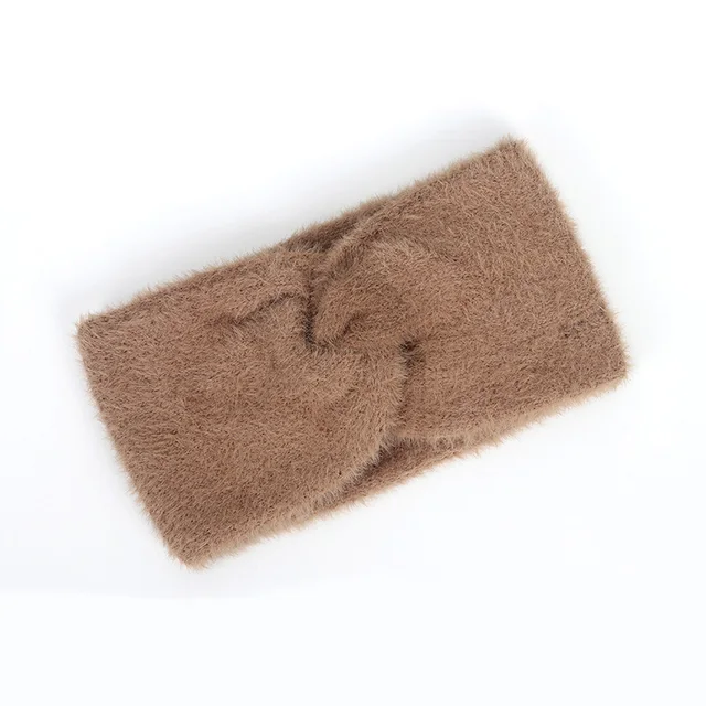 MOLANS Winter Warm Headband  Woolen Knitting Headbands Wool Knitted Elastic Headband Headwear Girls Hair Band Hair Accessories LA0823-C