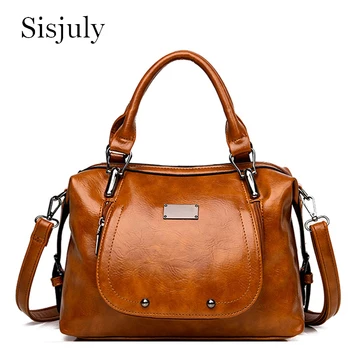 

Vintage Leather Luxury Handbags Women Messenger Bag Designer Female Shoulder Bags Totes Ladies Hand Bags For Women 2019 Sac