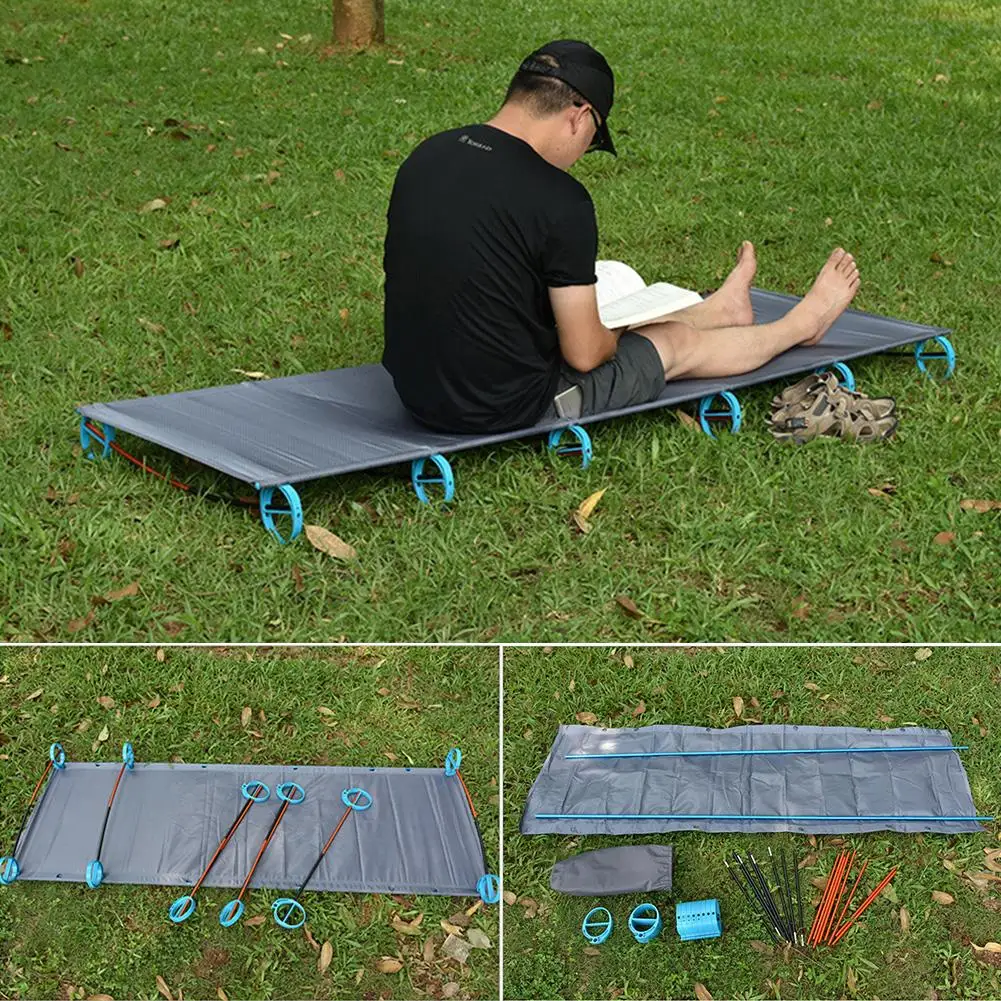 Ultralight Folding Bed Tent Camping Cot Bed Portable Compact For Outdoor Travel Base Camp Hiking Mountaineering Camping Cot Bed4 Ultralight Folding Bed Tent Camping Cot Bed Portable Compact For Outdoor Travel Base Camp Hiking Mountaineering Camping Cot Bed4