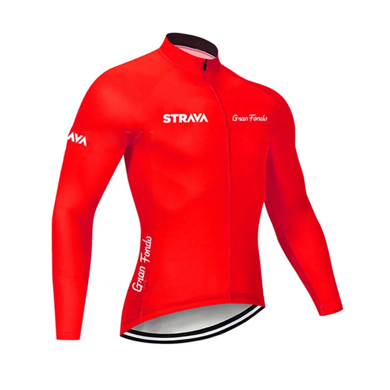 only jersey 01 Весенне-осенняя Спортивная одежда для велосипеда с длинными рукавами Мужская профессиональная команда Велоспорт Джерси велосипедная форма быстросохнущая MTB гоночная одежда Y091803 - Цвет: only jersey 01
