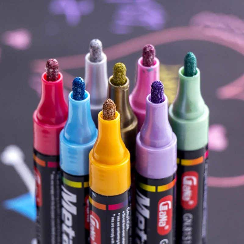 1 шт. металлические маркеры на водной основе Sharpie 3 0 мм золотистое/серебристое