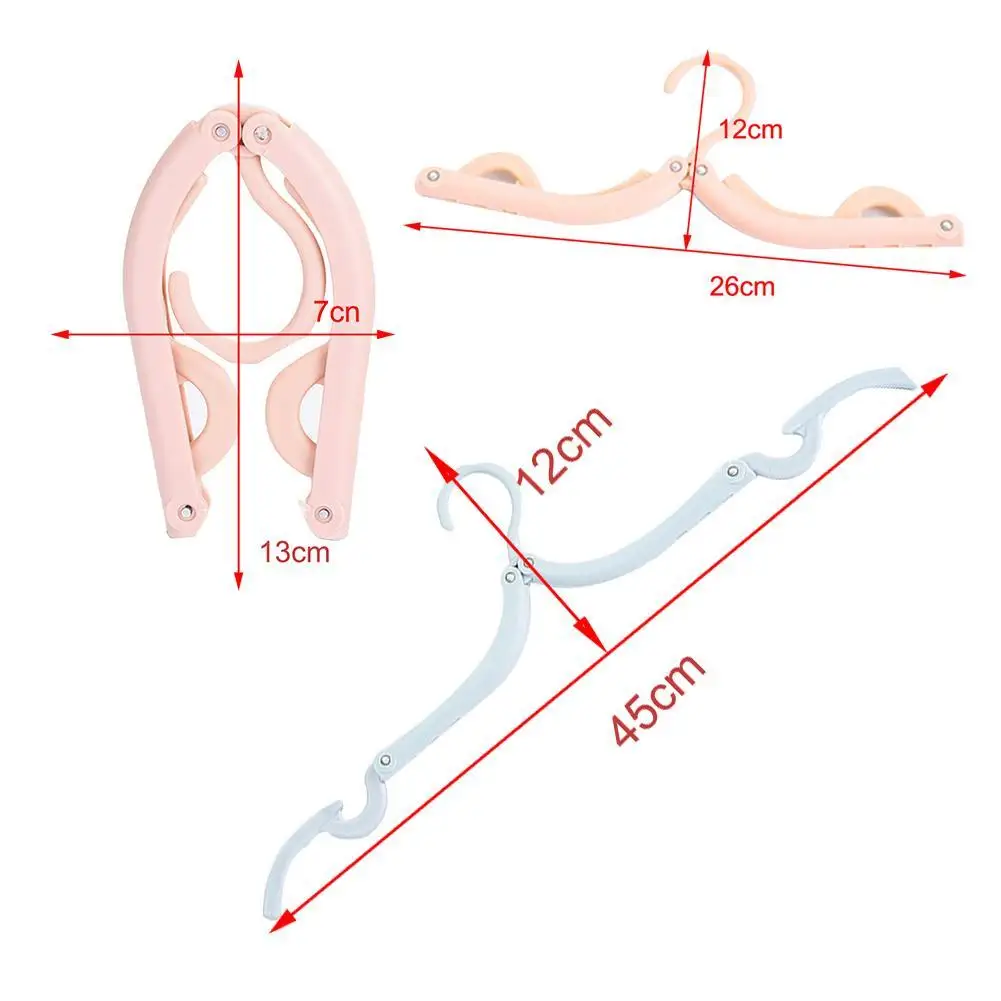 1 шт. портативная складная вешалка для одежды для путешествий, волшебная растягивающаяся сушильная вешалка для шкафа, стеллаж для хранения, выдвижной складной портативный