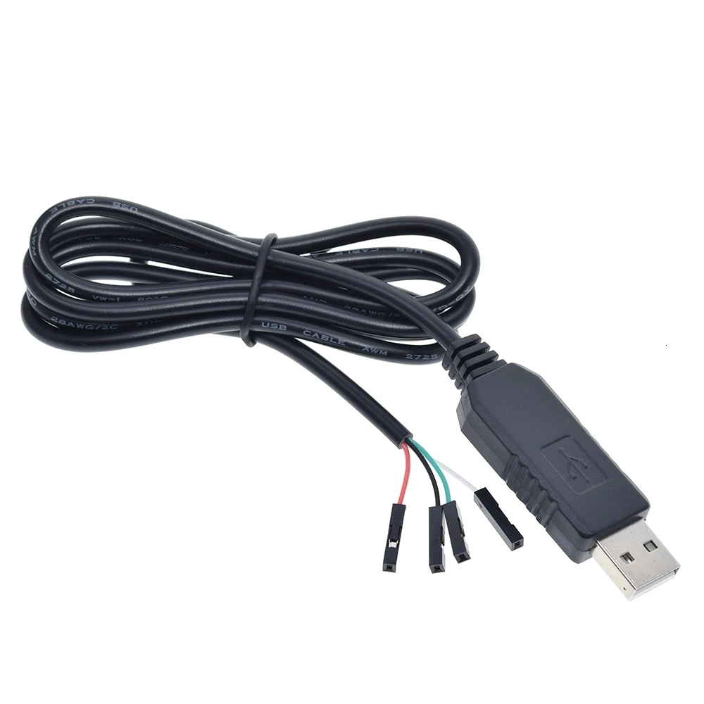 TZT Smart Electronics PL2303 PL2303HX USB to UART TTL Cable Module 4p 4 pin RS232 Converter Serial Line Support Linux Mac Win7