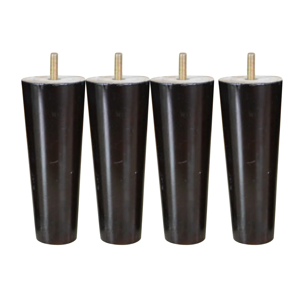 4pcs Wooden Sofa Legs Furniture Feet for Bed Table Chair Cabinet Couch Lounge Replacement Legs