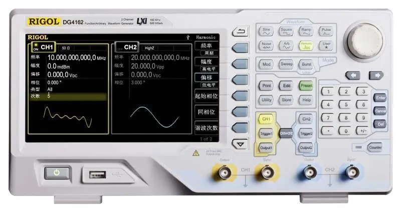RIGOL генератор сигналов DG4162 160 МГц генератор произвольной формы