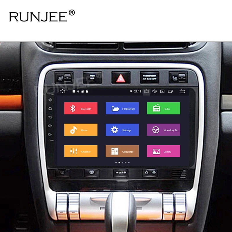 RUNJEE PX6 Android 9 ips DSP Автомобильный мультимедийный видео плеер для Porsche Cayenne 2003-2010 сенсорный экран авто радио резервная камера