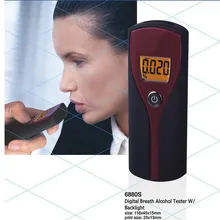 С фабрики 6880 цифровой светодиодный дисплей высокая точность Алкотестеры Портативный Подсветка Алкотестеры безопасное вождение
