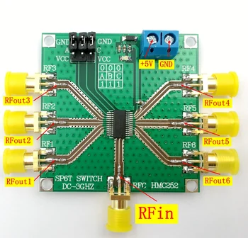 

HMC252 DC-3 GHz RF Single Pole Six Throw Switch RF Switch Non-Reflective SP6T Switch