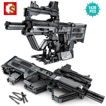 

Technic Movie Military Army Assault Rifle Bricks Weapons Gun Building Blocks Education Toys Birthday Gift Toys For Children