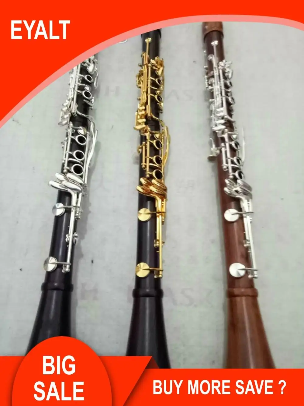 Professional Bb Clarinet Wood Body Silver Plated Key Italian Pads New Case | Спорт и развлечения