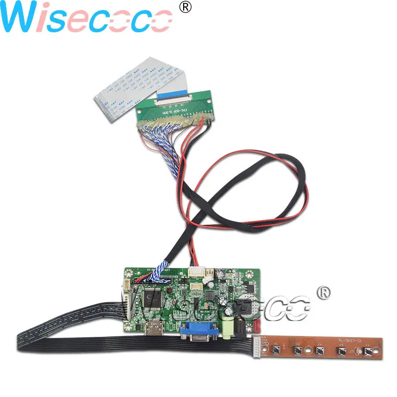 Wisecoco 12," ips ЖК-дисплей Экран 1920*720 LVDS 50 pins бар Дисплей+ WI-FI блютоотом Android Системы драйвер платы+ емкостный сенсорный экран