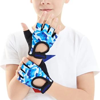 

Children's gloves thin children's summer half finger anti-skid baseball cycling balance bike exercise boys and girls ITAX-9916