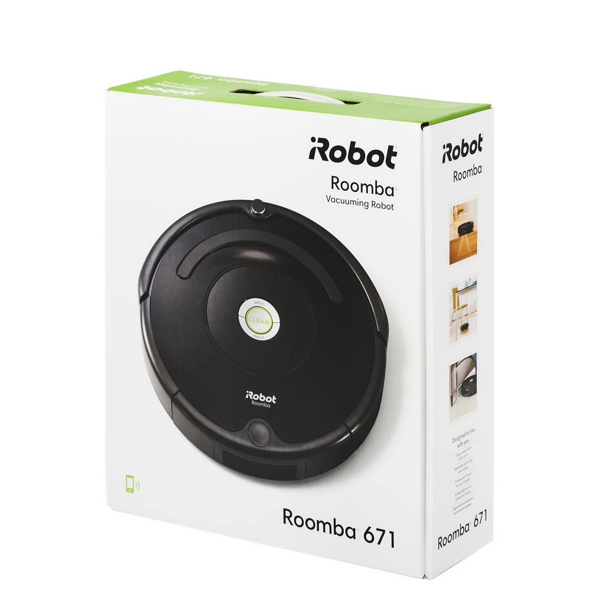 iRobot Roomba 671 Robot Vacuum Cleaner Technology Dirt Detect All in one  Floor Intelligent Electric Mop Carpet Hair Dust APP - AliExpress Home  Appliances