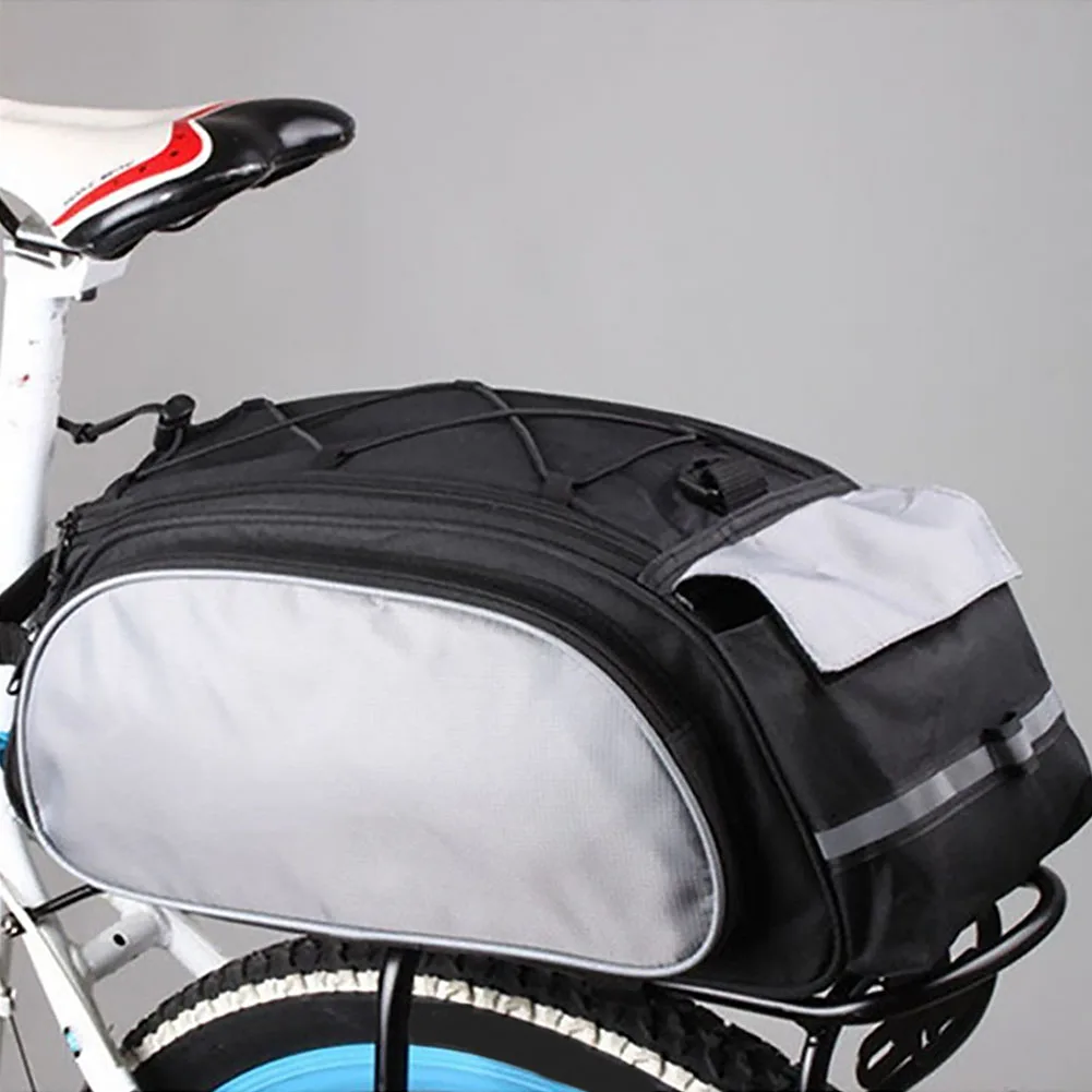 Pannier велосипед Велоспорт Открытый стойки пакет седло большой емкости для хранения и переноски сумка