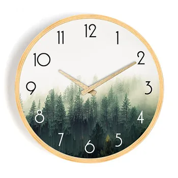 

Europe Wall Clock Home Living Room Creative Simple Wall Watches Home Decor Wall Clock Silent Quartz Decoration 2020 W