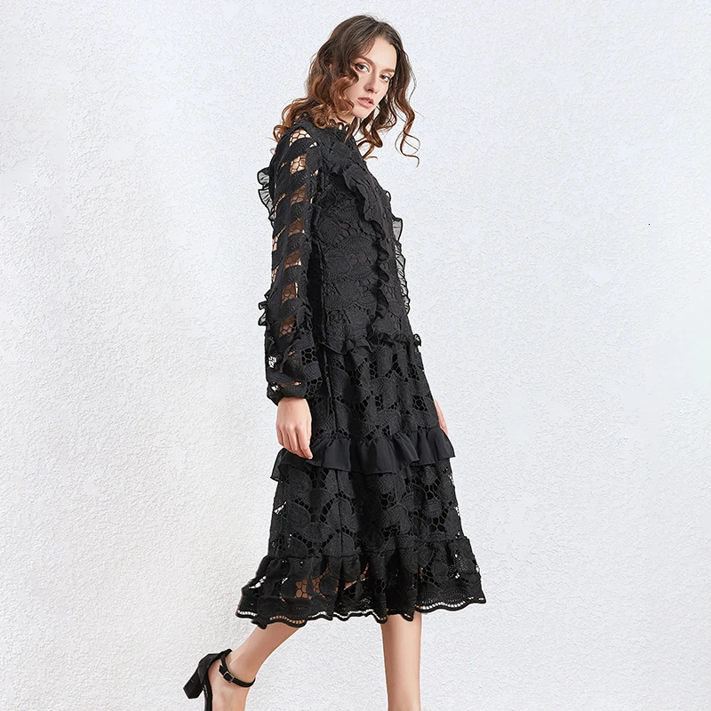 SuyaDream Woman Floral Dress 100%Silk V neck