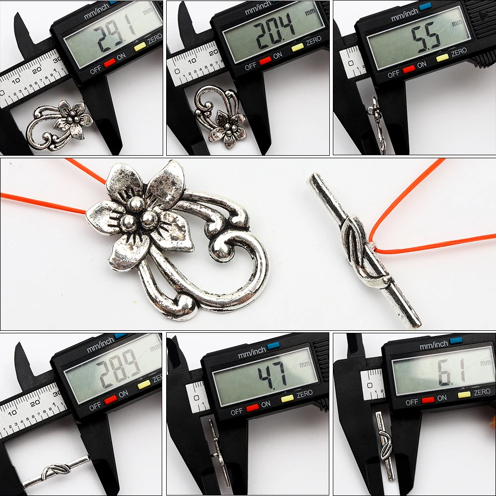 18 Arten gemischter Antik-Silber-Metallarmband-Verbindungs-Haken-OT-Verschlüsse für die Schmuckherstellung, DIY-Zubehör, Großhandelslieferung – Detail 32
