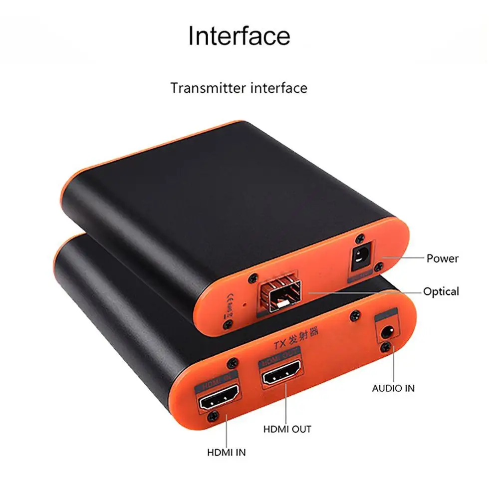 

New OPT882-KVM 20km/66000ft Analog Wireless Audio Video Transmitter Receiver Extender with Optical Fiber KVM for DVD DVR
