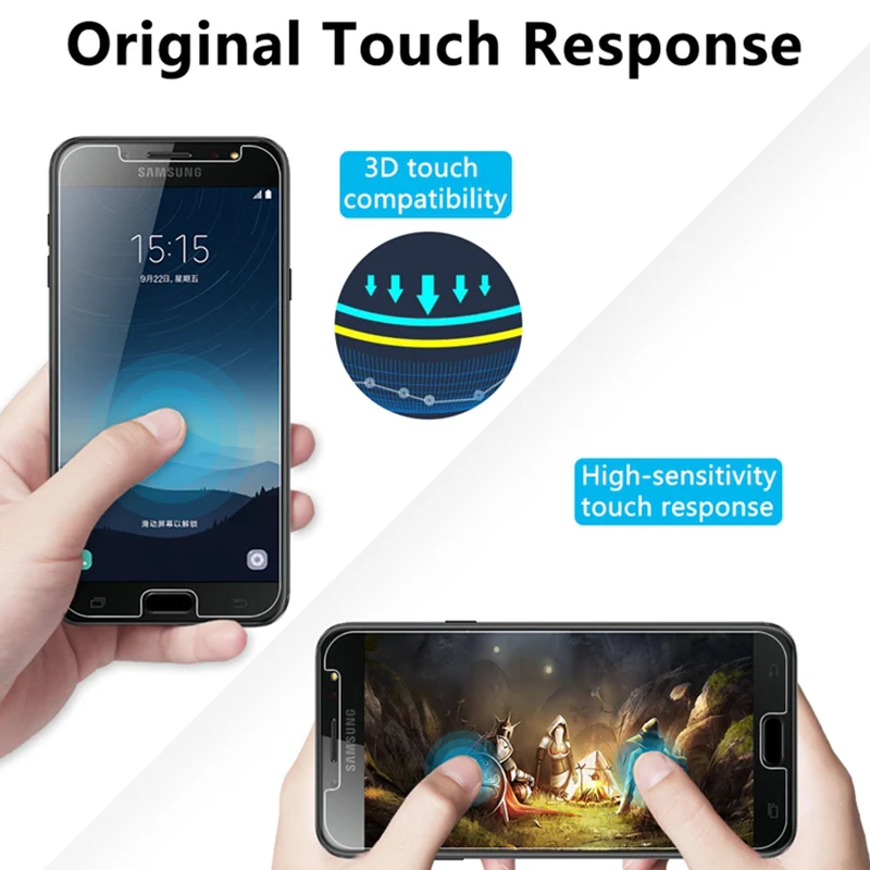 9H HD Phone Film for Samsung J1 Mini Prime Tempered Glass Toughed Screen Protector for Galaxy Note 5 4 3 7 2 Ace Nxt Glass