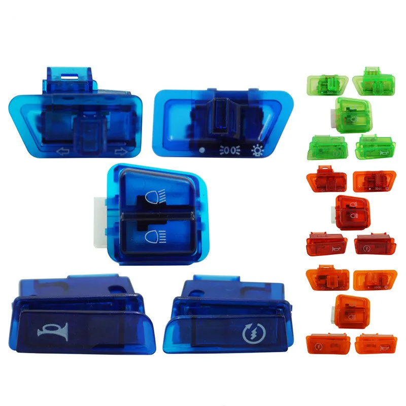 Headlight Switch 5pcs GY6 50cc 125cc 150cc Moped Scooter Turn Signal Headlight Horn Dimmer