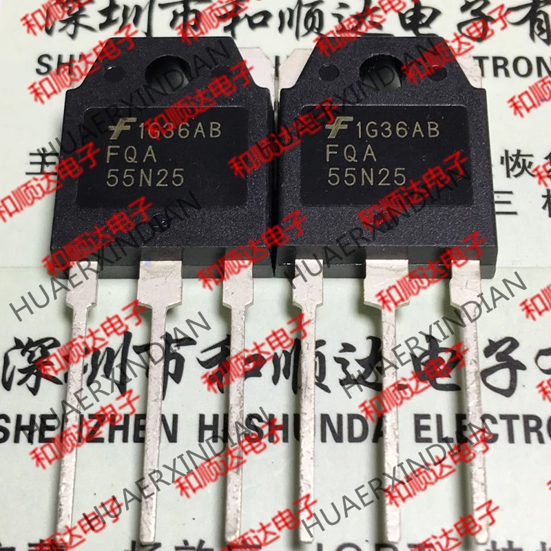 5 шт., новые оригинальные кнопки FQA55N25 TO-3P 250V 55A на