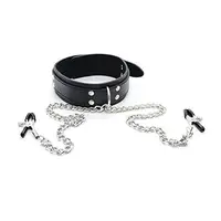 Erwachsene Spiele Sexy Spielzeug Für Frauen Paare BDSM Bondage Fetisch Kragen Kette Halsbänder Nippel Klemmen Vagina Klitoris Sex Produkte 3