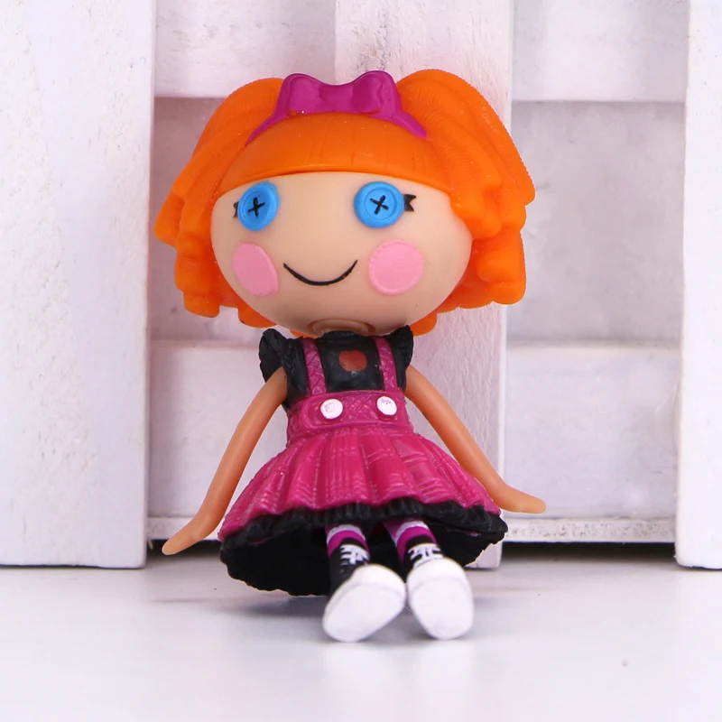 Wholesale 4pcs/lot 3inch Lalaloopsy dolls accessories Mini Dolls For Girl's Toy Play House Each Unique