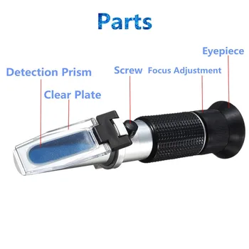 

Handheld Glycol Refractometer Car 1.10-1.40sg Antifreeze Battery Acid Engine Coolant Tester Tool Auto Optical Instruments