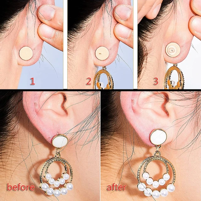 50Pcs/box Heavy Earrings Stabilizers Women Comfortable Ear Lobe