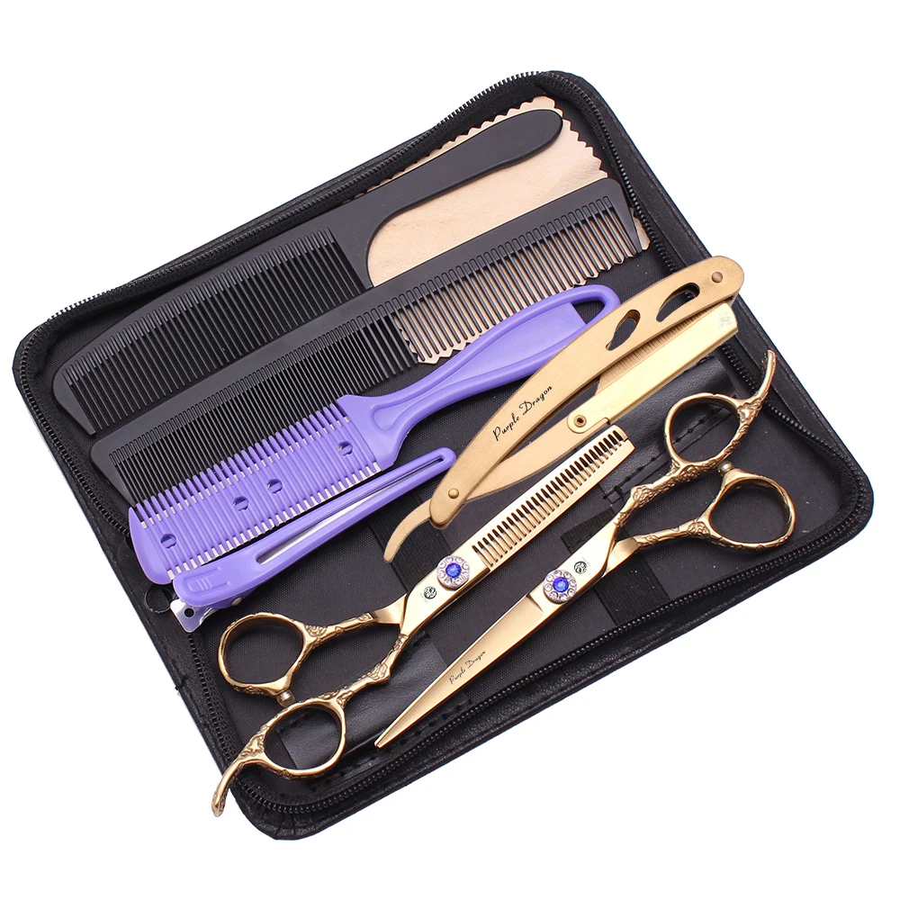 Professional 6.0 inch Hair scissors  hairdresser scissors Barber Scissors Set Hair Cutting Shears Scissor Haircut Shear смит чу стрижки волос набор для волос прореживание волос scissor shear kit для парикмахерской 2pcs для взрослых и детей стрижка tool