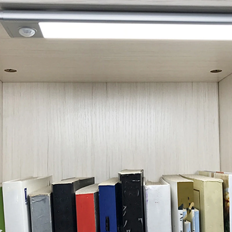 PIR датчик движения светодиодная подсветка под шкаф USB Перезаряжаемый шкаф ночной Светильник для кухни домашние настенные лампы