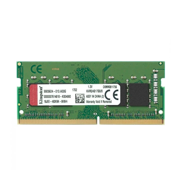 Оперативная память Kingston 8 Гб DDR4 2400 МГц модуль KVR24S17S8/8 с функцией быстрой зарядки |