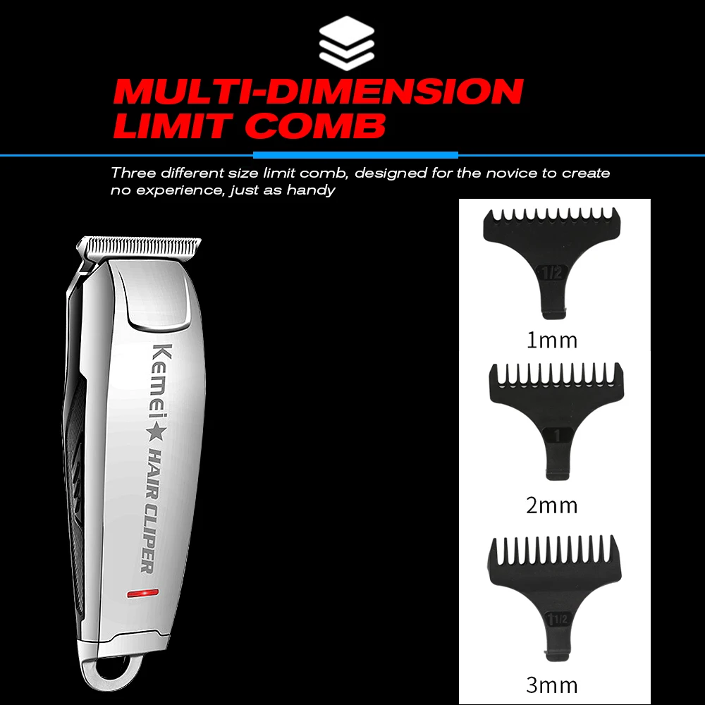 Máquina de Cortar Aparador de Cabelo Corte de Cabelo Aparador de Barba Kemei Cabelo Elétrica Profissional Shaver Escultura Ferramentas Estilo 2812 0mm 6 Computers & Electronics