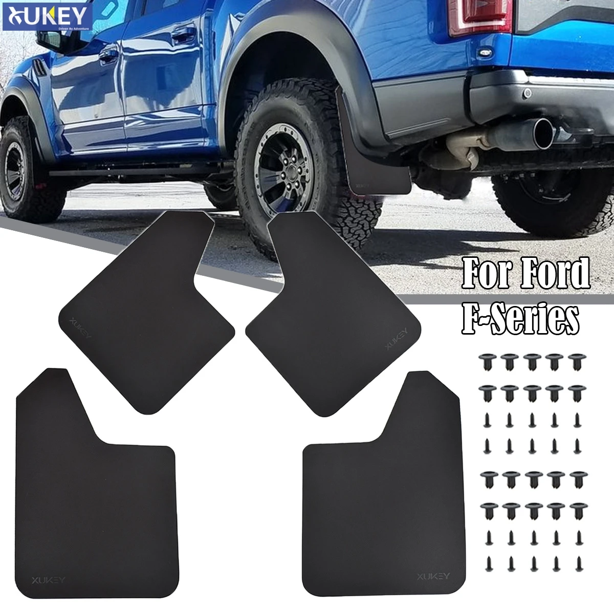 4 шт. Брызговики арок спереди и сзади для Ford серии F F-150 F-250 F-350 F-450 F-550 F150 F250 F350