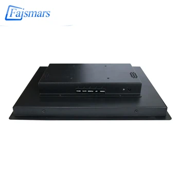 

12.1 inch 1400*1050 metal Frame Snap-in type LCD Monitor PC 12.1 inch Square Screen industrial computer With DVI Interface