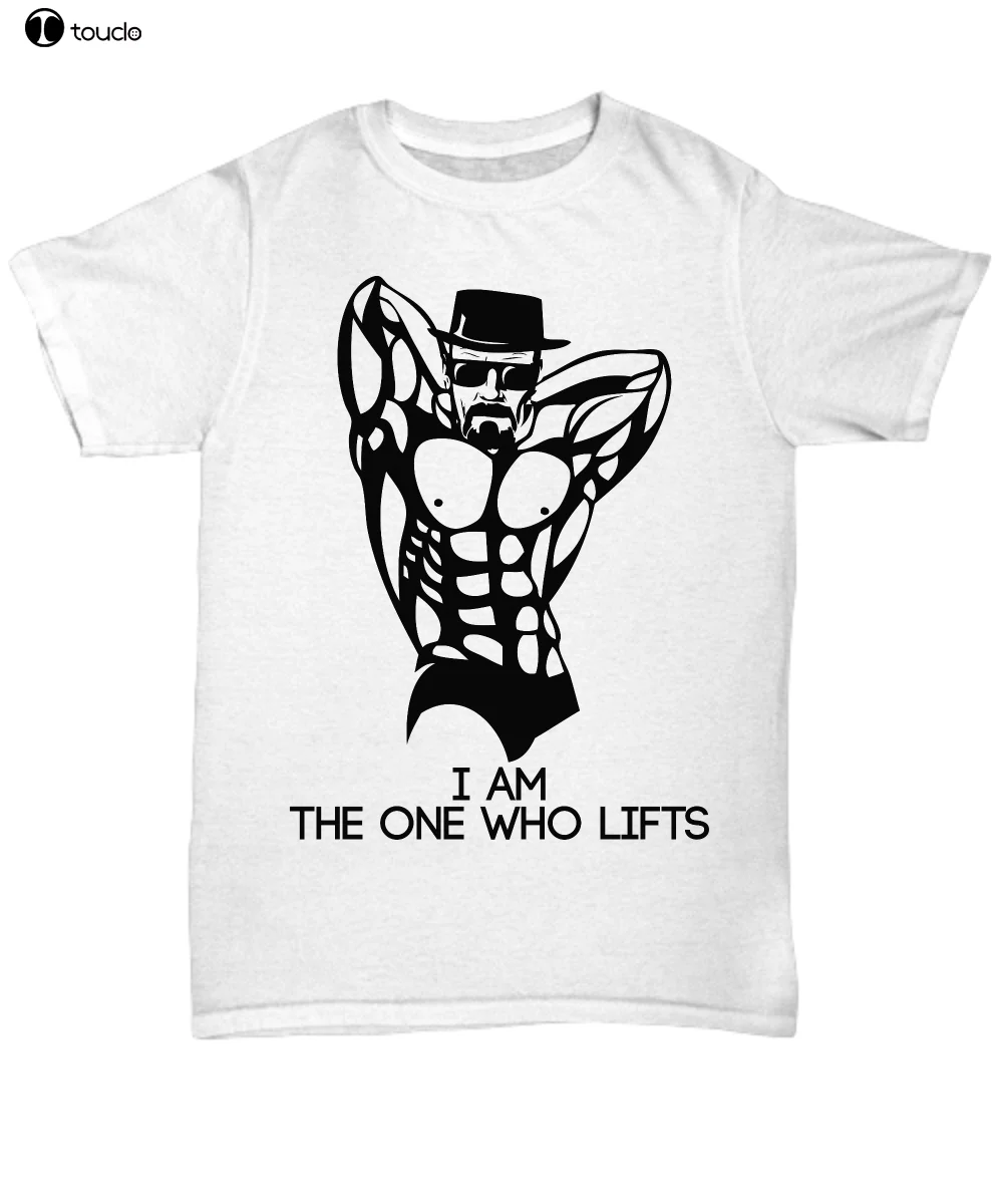 Лидер продаж забавная футболка из 100% хлопка I Am The One Who Lift унисекс Стильная летняя |