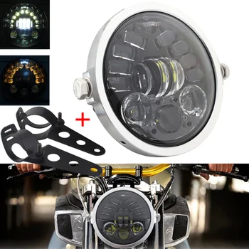 

7 Inch LED Front Headlight Turn singls Light High/Low Beam DRL light For Harley Davidsion Softail Slim Fat Boy