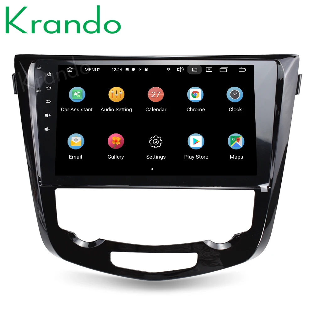 Clearance Krando Android 9.0 10.1" Full touch screen car radio player for Nissan Qashqai 2014-2017 navigation multimedia system GPS 1