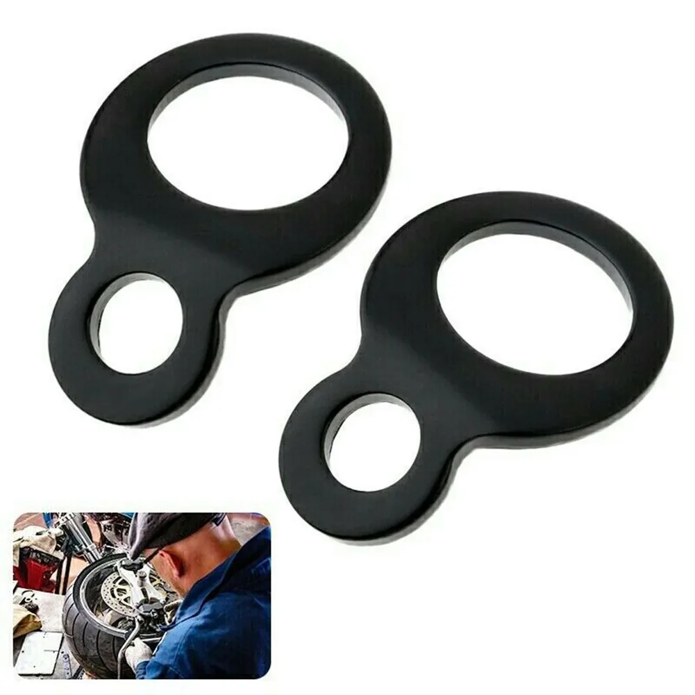 2Pcs Tie Down Strap Rings Point Securing Stainless Steel For Motorcycle Dirt Bike ATV UTV Trailers Trucks Accessories