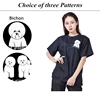 S/M/L/XL/3XL Pet Groomer Waterproof Uniform Suit Cut Pet Hair Breathable Soft Pet Beautician Overalls Set Pro Groomer Robe G0708 2