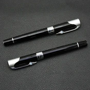

1Pcs New business metal ink pen 0.5mm nib Learn office school stationery Gift Luxury pen & hotel business Writing Fountain pen