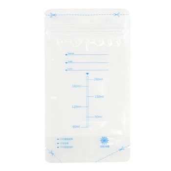 

30Pcs/Bag Baby Food Storage Disposable Practical And Convenient Breast Safe Feeding Bags 200ml Milk Freezer Bags BPA Free