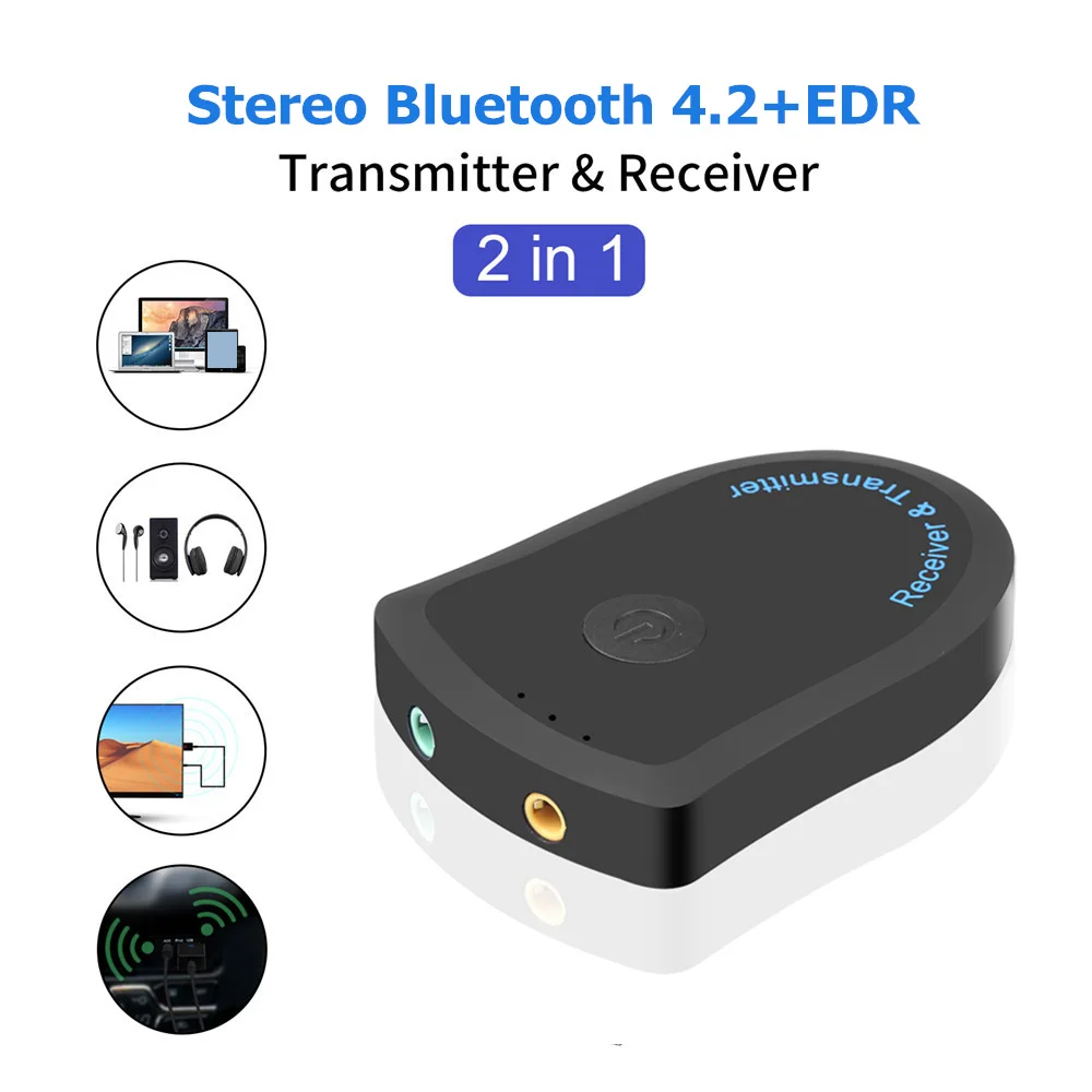 Универсальный 2 в 1 Bluetooth 4 приемник и передатчик беспроводной аудио адаптер 3 5 мм