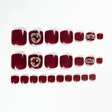 Протезный ноготь патч-и-палочка для маникюра готовая продукция бриллиантовый набор летняя одежда для педикюра наконечник для ногтей Стиль Знаменитостей