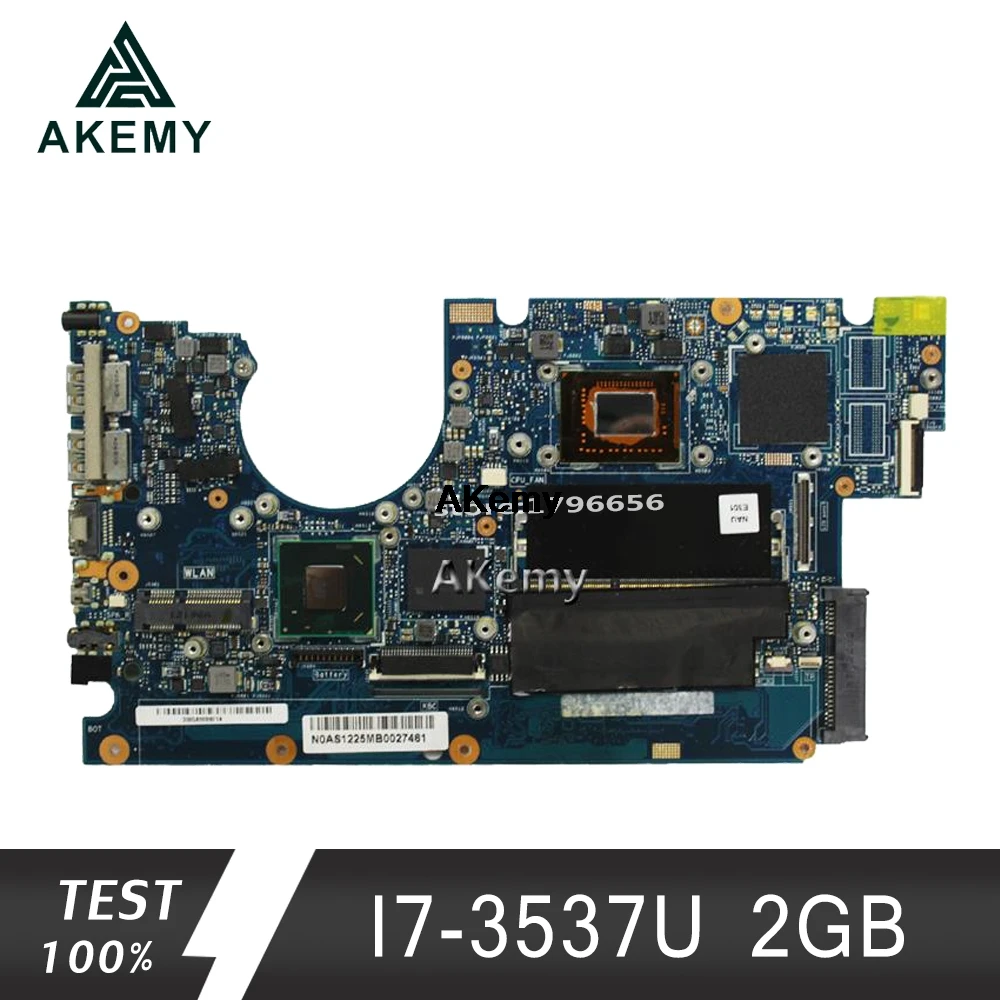 Akemy UX32A материнская плата для ноутбука ASUS UX32V UX32VD UX32A Материнская плата ноутбука UX32A материнская плата I7-3537U 2 Гб 90R-NYOMB1900Y