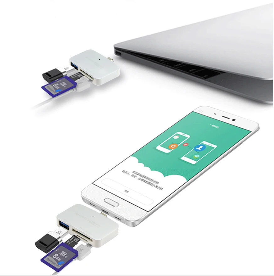 USB C концентратор 3,0 OTG концентратор комбинированный тип C с кардридером многопортовый usb-адаптер адаптер ПК Компьютерные аксессуары для MacBook телефон ноутбук
