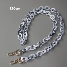  DIY Handbag Accessory Acrylic Detachable Thick Chain Chain New Woman Bag Decoration Chain Colorful Chains Bag Handle Strap 
