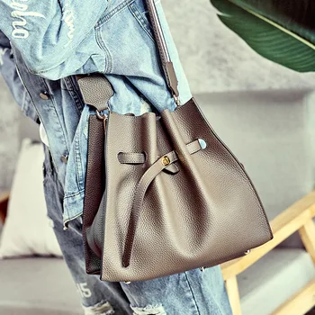 

Leather Bag 2019 New Women Bag Hand-held Slant Bag Fashion Single Shoulder Bag