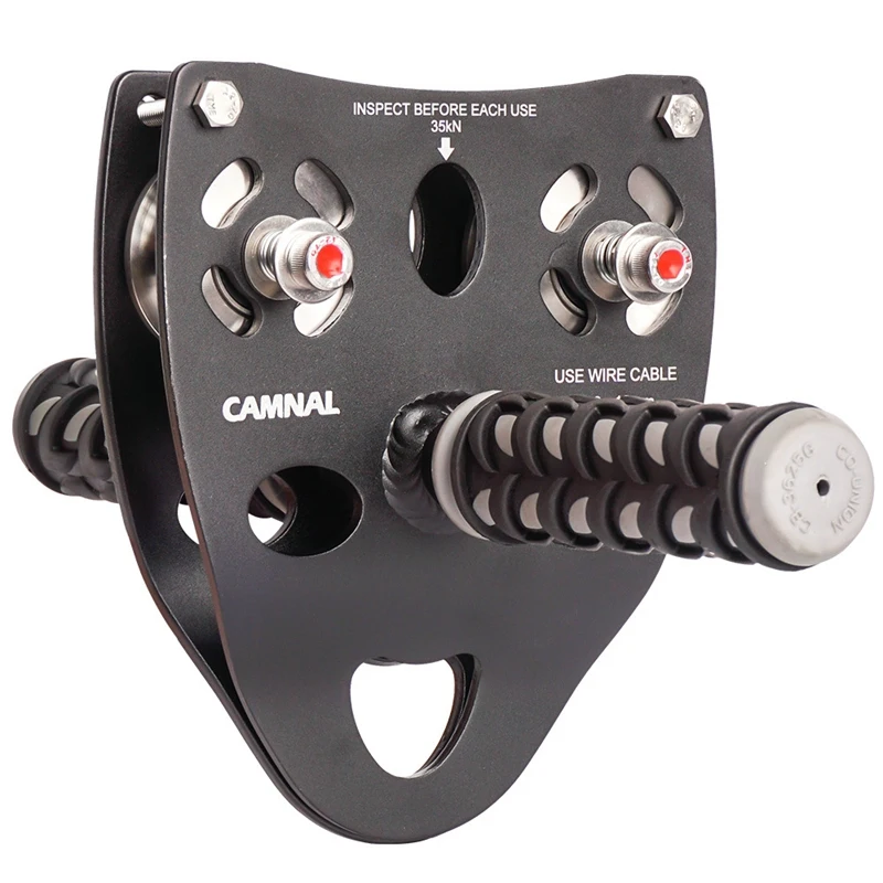 

Camnal Outdoor Climbing Rope Pulley Cable Rope Pulley Hoisting Pulley Cableway Pulley Telescopic Training